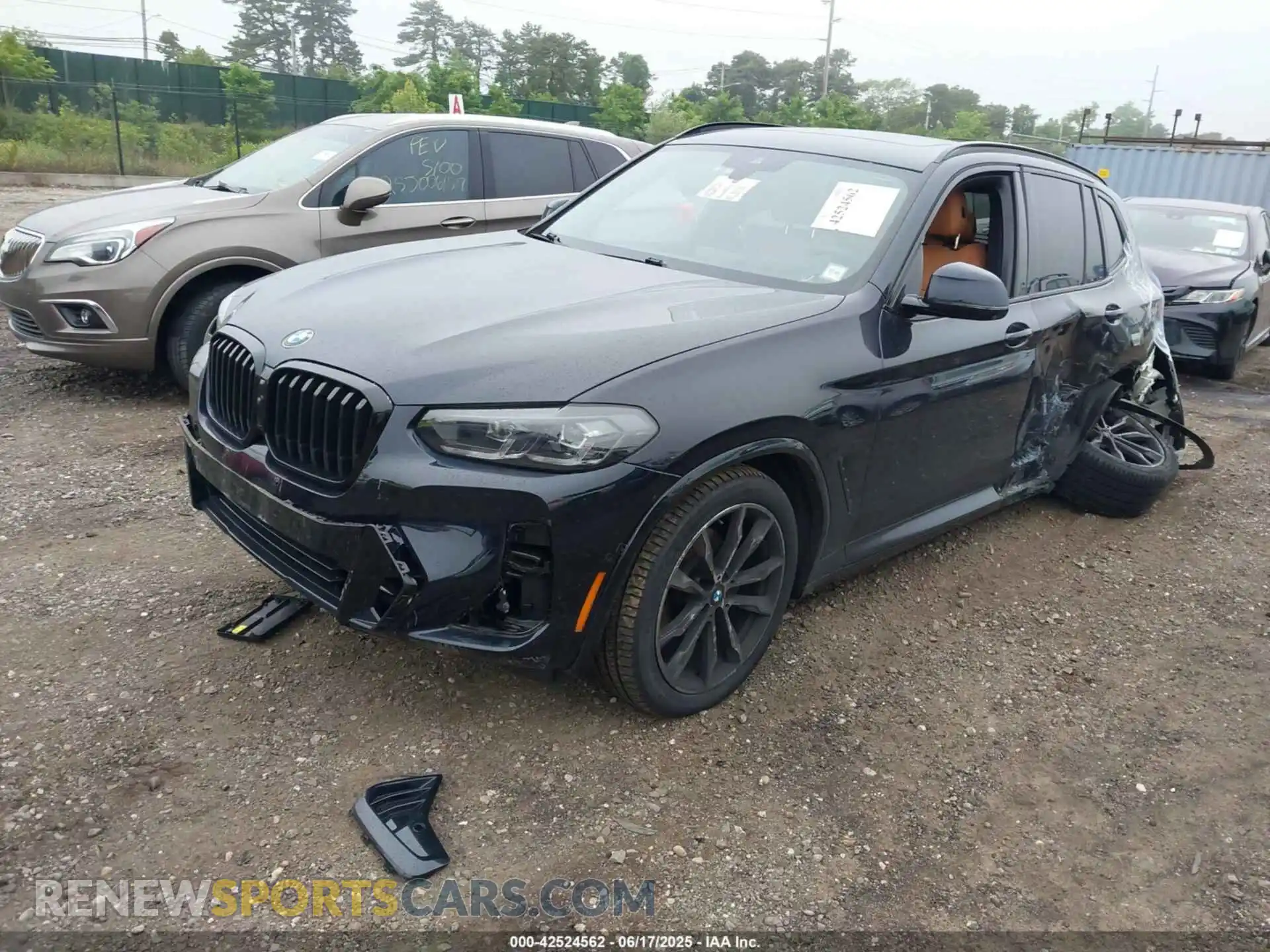 2 fotografías del automóvil dañado 5UX53DP08R9W84443 BMW X3 2024