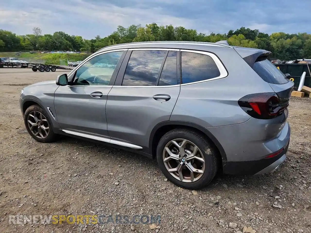 2 Photograph of a damaged car 5UX53DP08R9W98973 BMW X3 2024