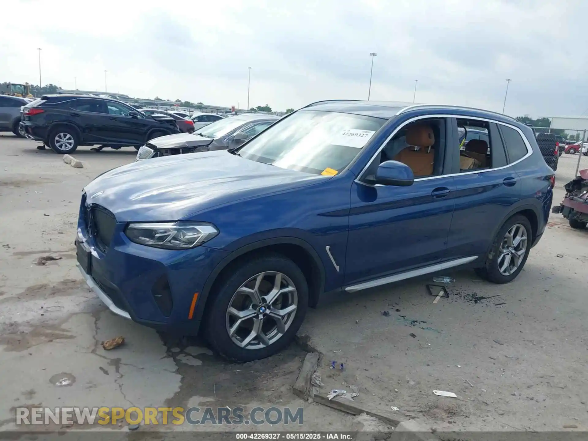 2 fotografías del automóvil dañado 5UX53DP09R9U09406 BMW X3 2024