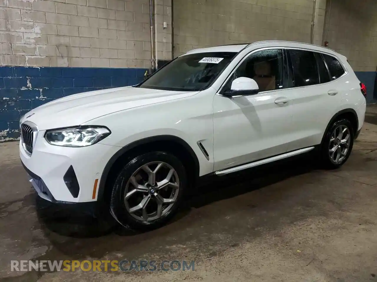 1 Photograph of a damaged car 5UX53DP09R9U40994 BMW X3 2024