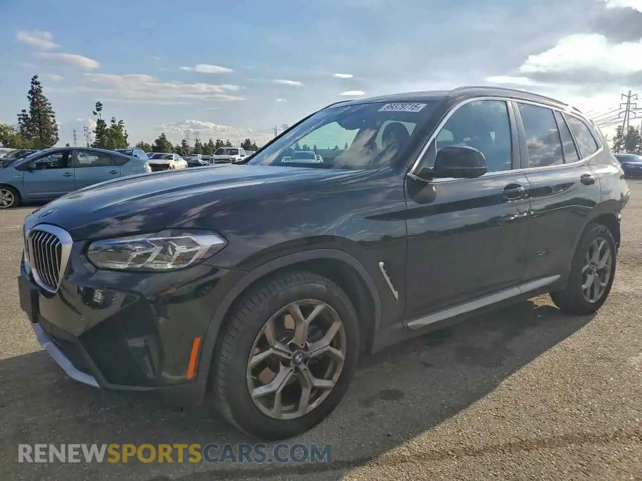1 Photograph of a damaged car 5UX53DP09R9U58072 BMW X3 2024
