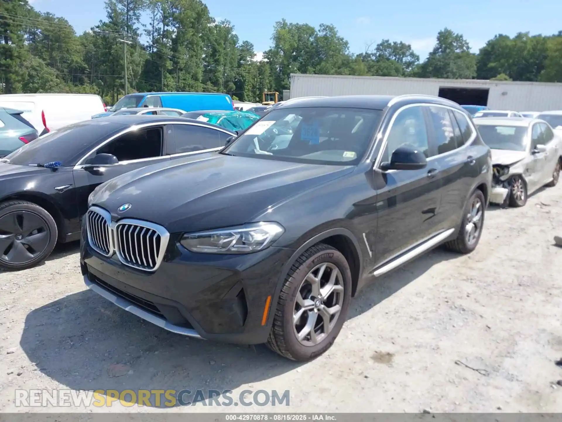 2 Photograph of a damaged car 5UX53DP09R9V28427 BMW X3 2024