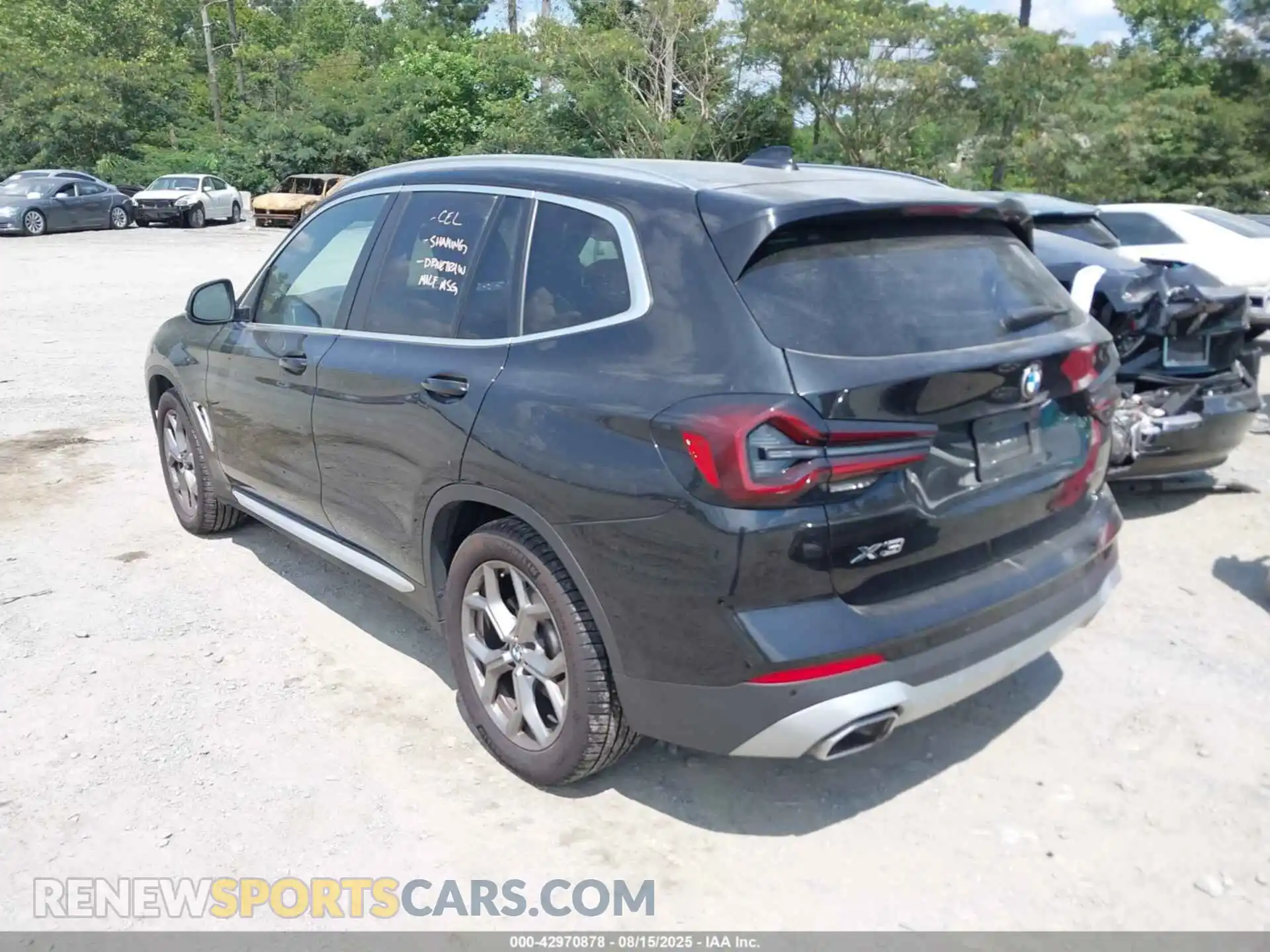 3 Photograph of a damaged car 5UX53DP09R9V28427 BMW X3 2024