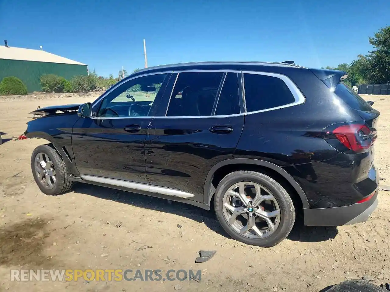 2 fotografías del automóvil dañado 5UX53DP09R9W13350 BMW X3 2024