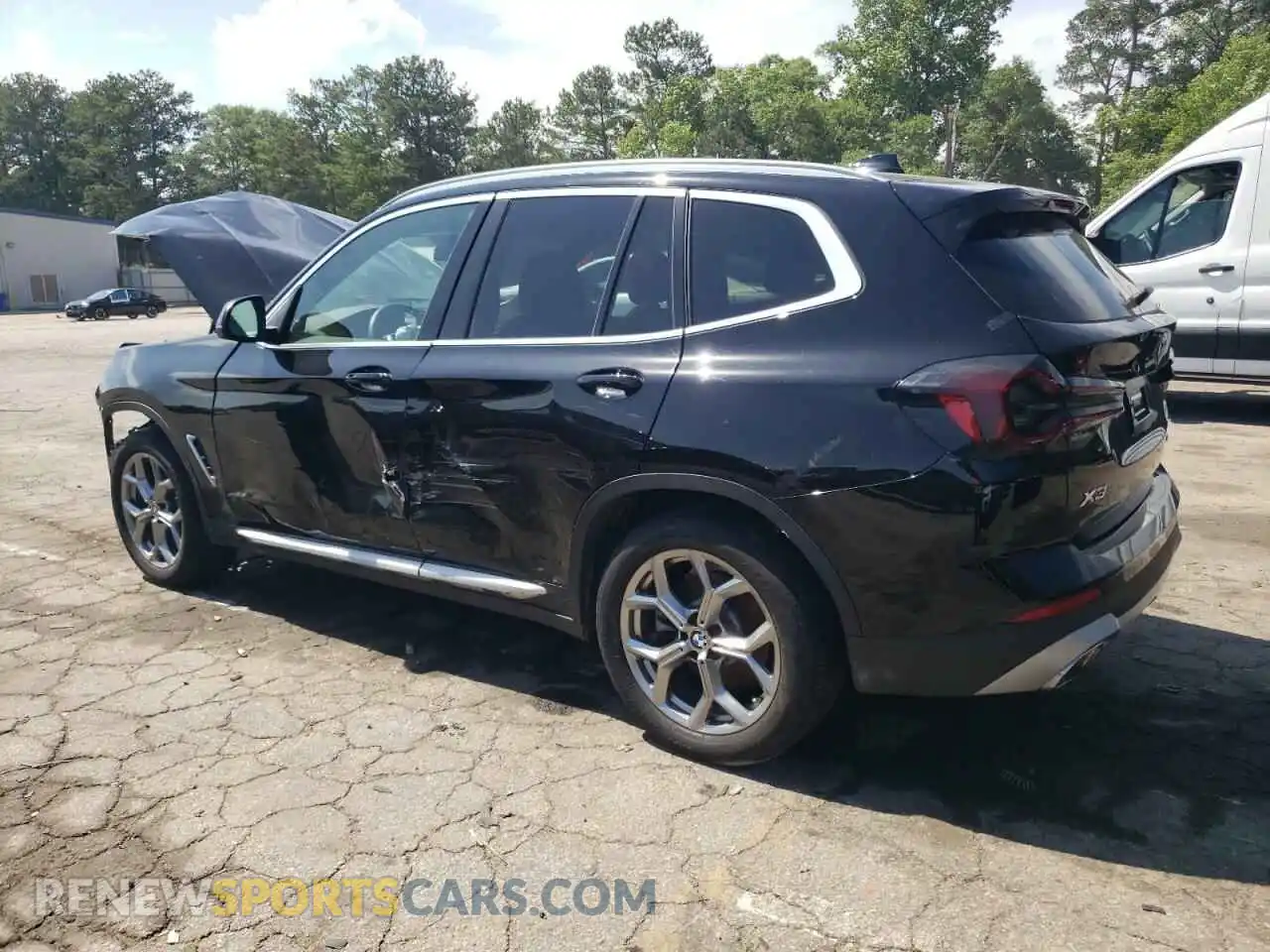 2 Photograph of a damaged car 5UX53DP09R9W19794 BMW X3 2024