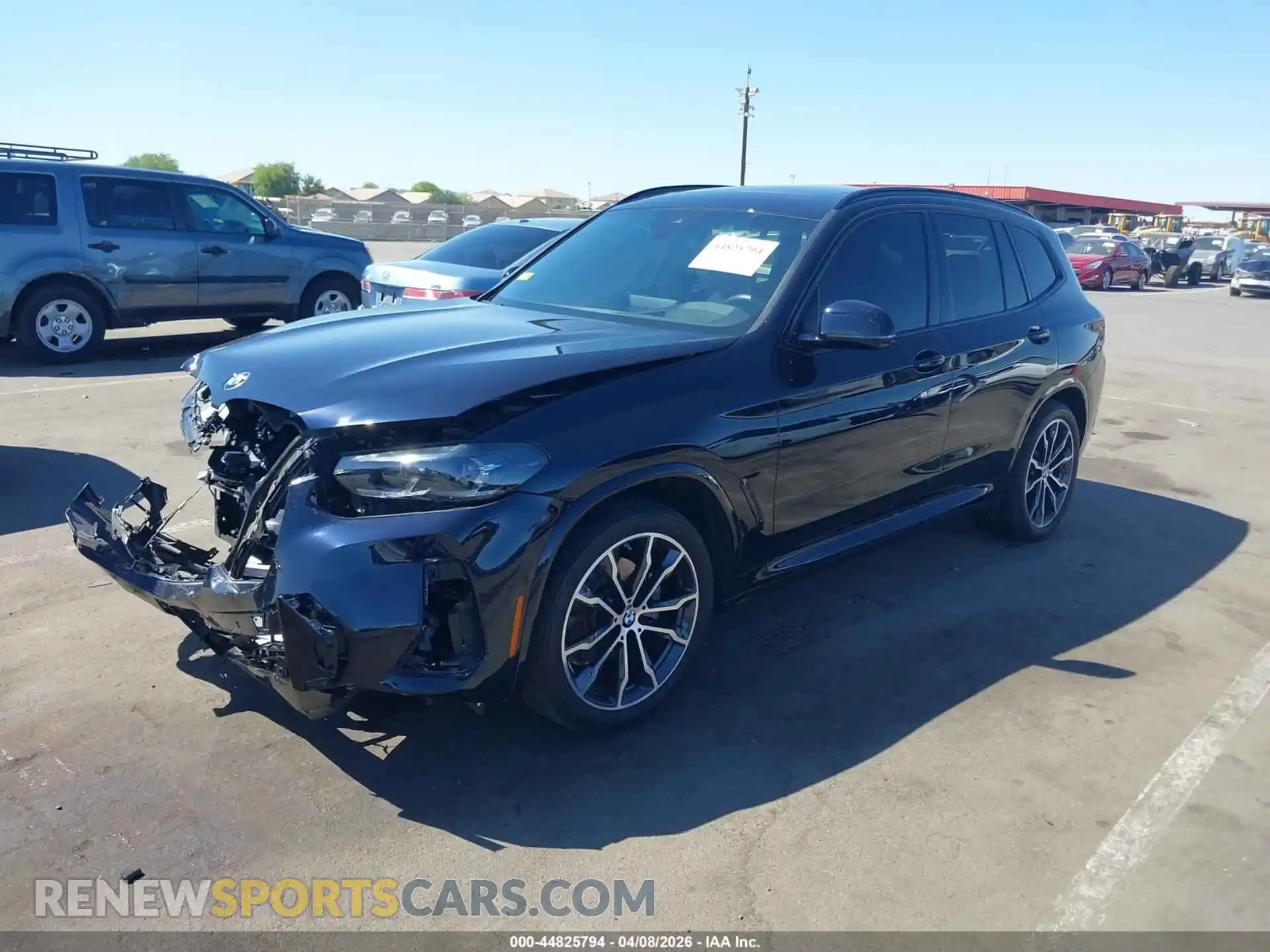 2 Photograph of a damaged car 5UX53DP09R9W40368 BMW X3 2024