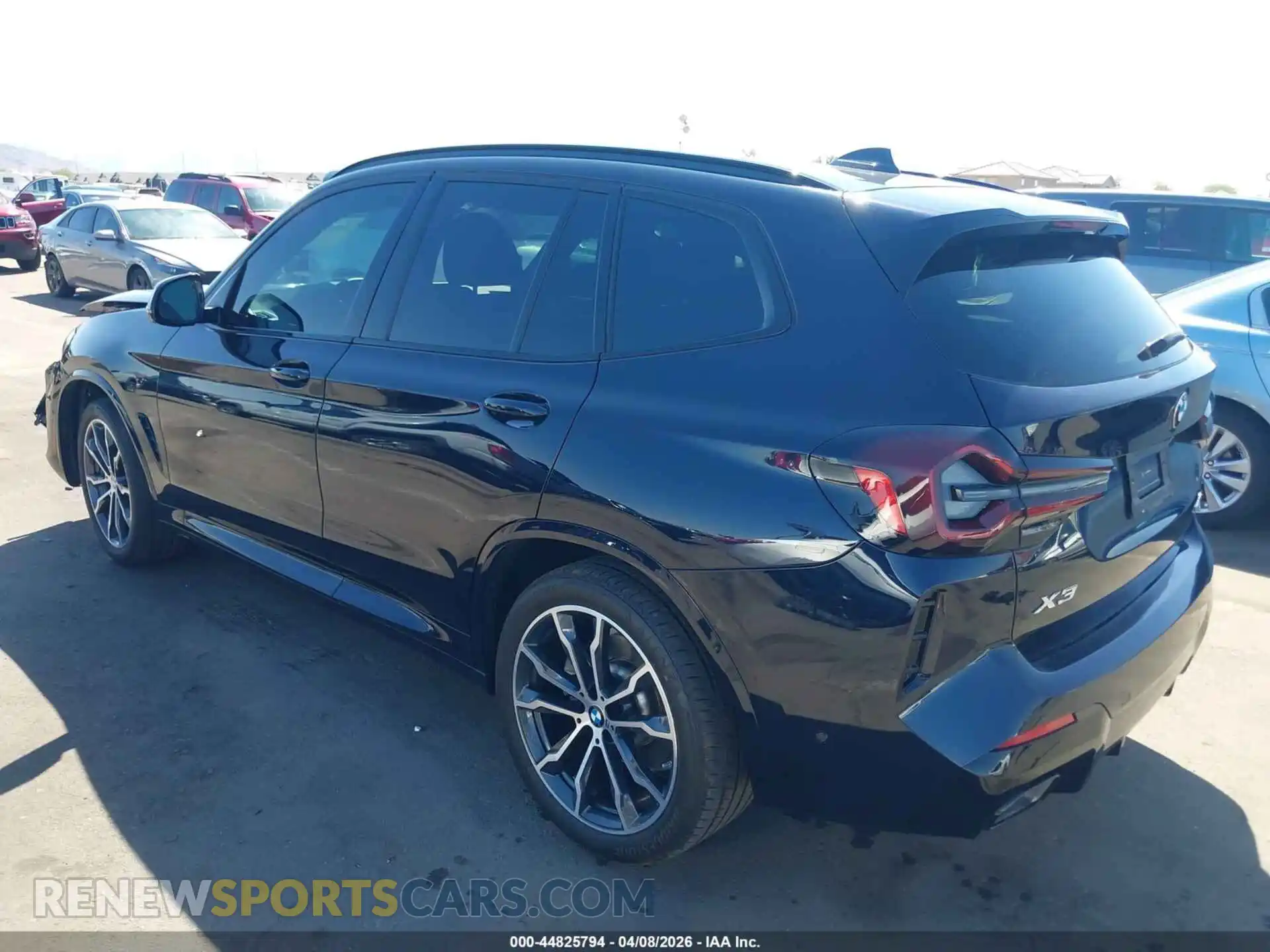 3 Photograph of a damaged car 5UX53DP09R9W40368 BMW X3 2024