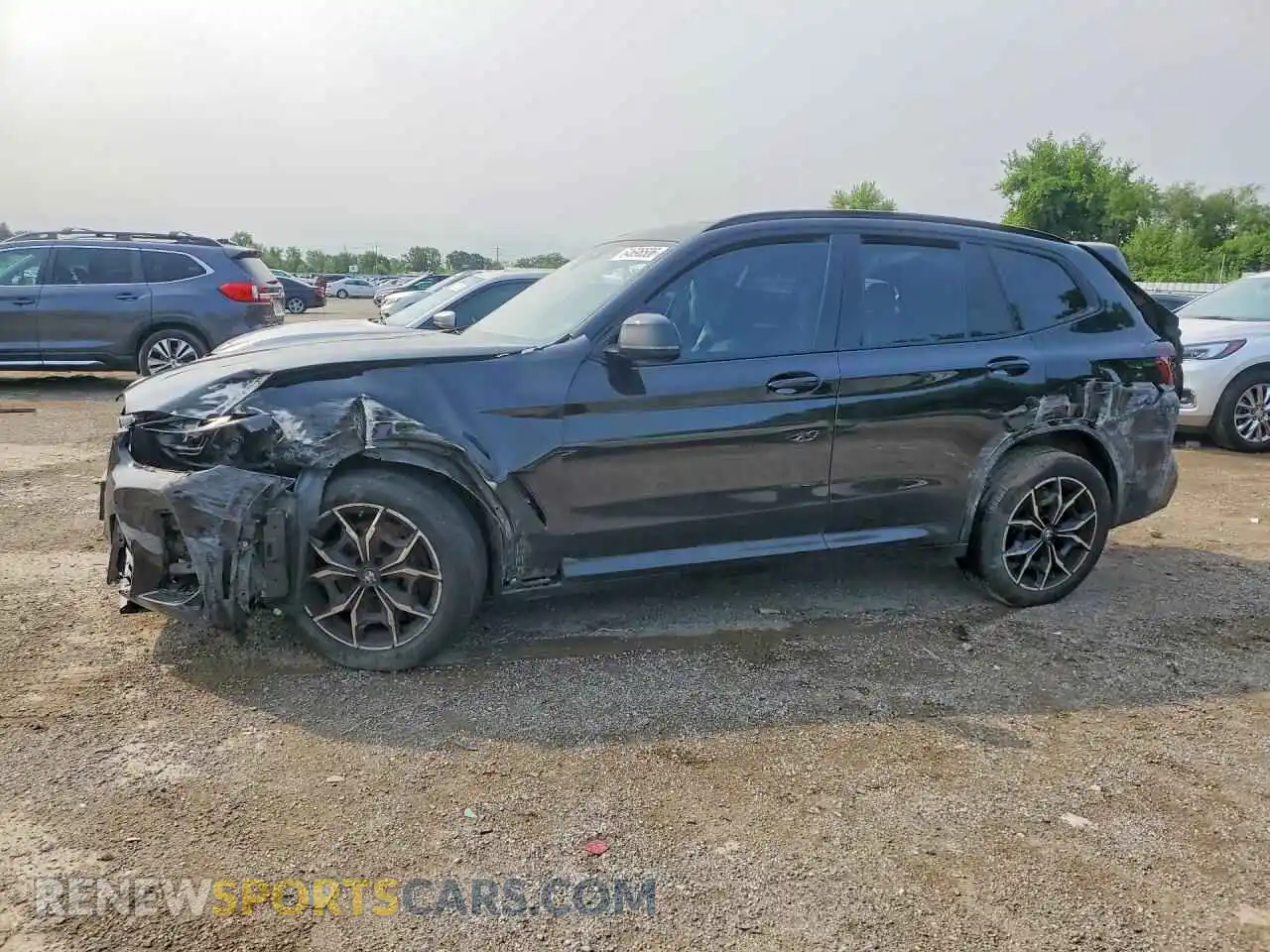 1 Photograph of a damaged car 5UX53DP09R9W53914 BMW X3 2024