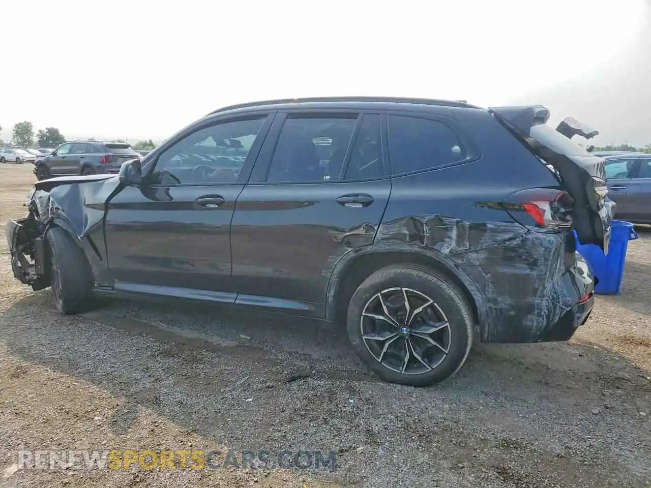 2 Photograph of a damaged car 5UX53DP09R9W53914 BMW X3 2024