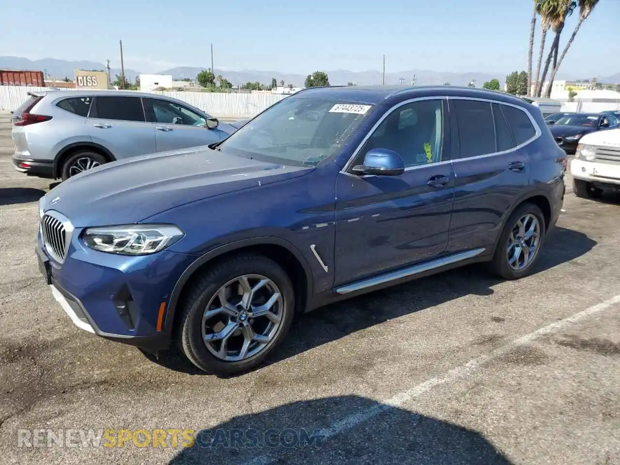 1 Photograph of a damaged car 5UX53DP09R9W73824 BMW X3 2024