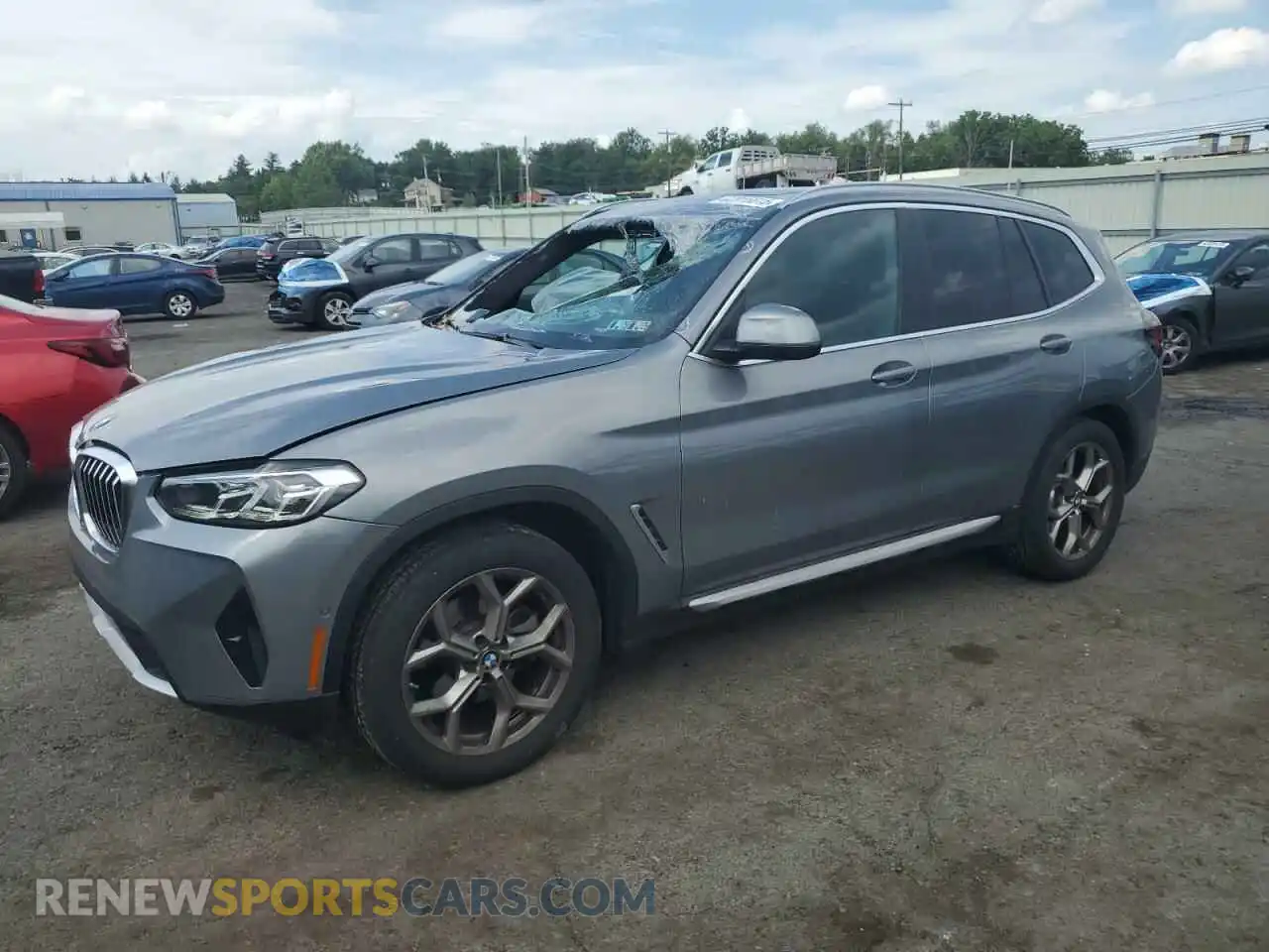 1 Photograph of a damaged car 5UX53DP0XR9T47059 BMW X3 2024