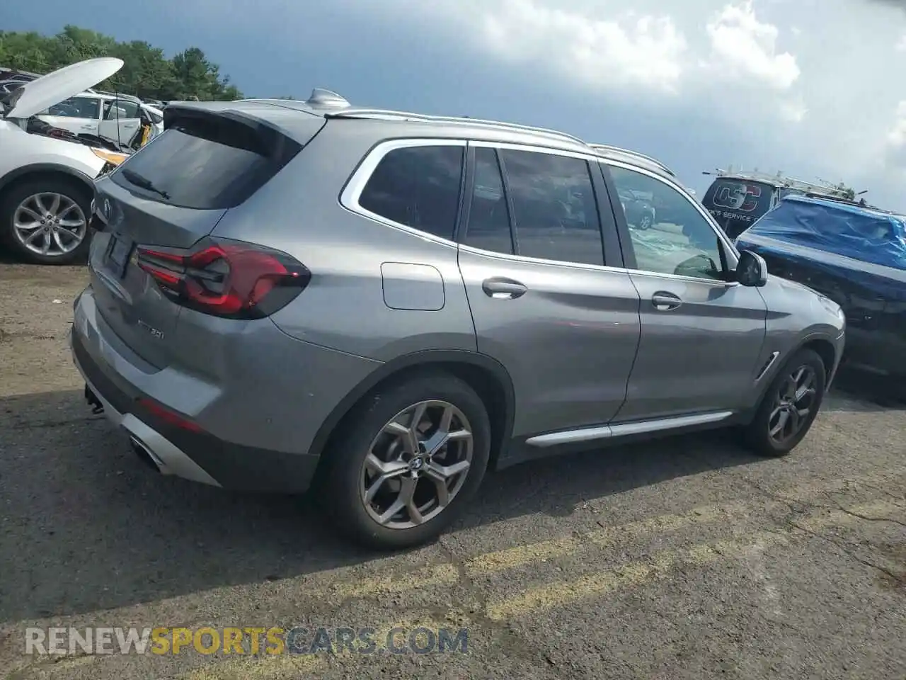 3 Photograph of a damaged car 5UX53DP0XR9T47059 BMW X3 2024