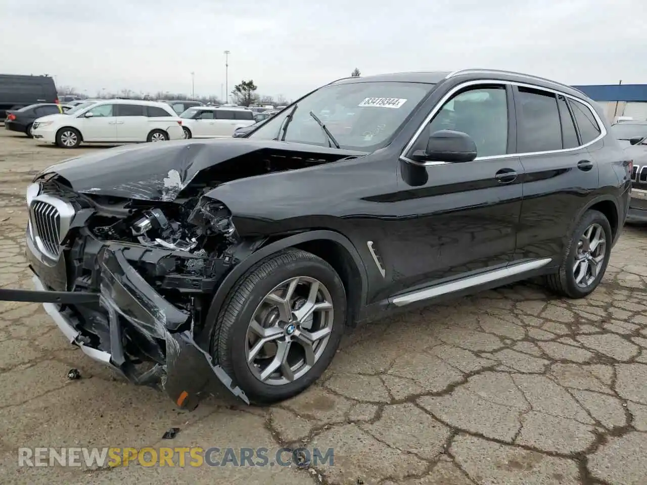 1 Фотография поврежденного автомобиля 5UX53DP0XR9U99326 BMW X3 2024