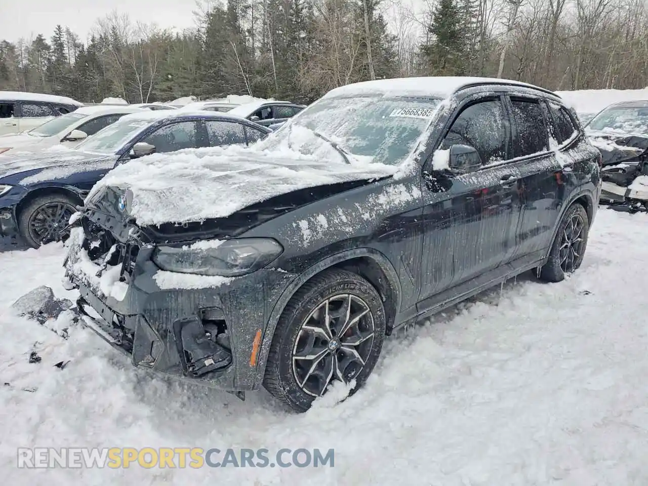 1 Photograph of a damaged car 5UX53DP0XR9W87036 BMW X3 2024