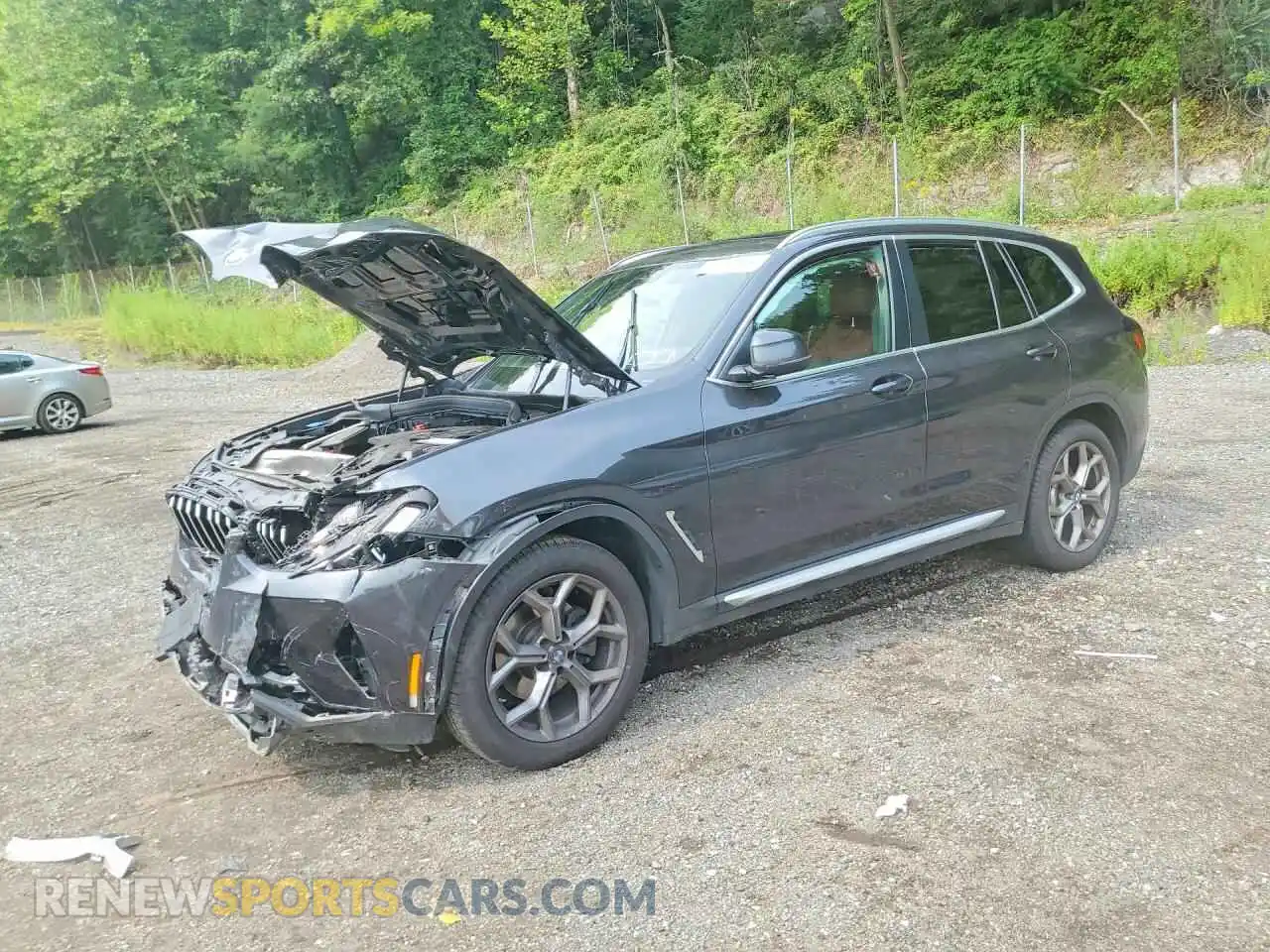 1 Photograph of a damaged car 5UX53DP0XR9X21346 BMW X3 2024