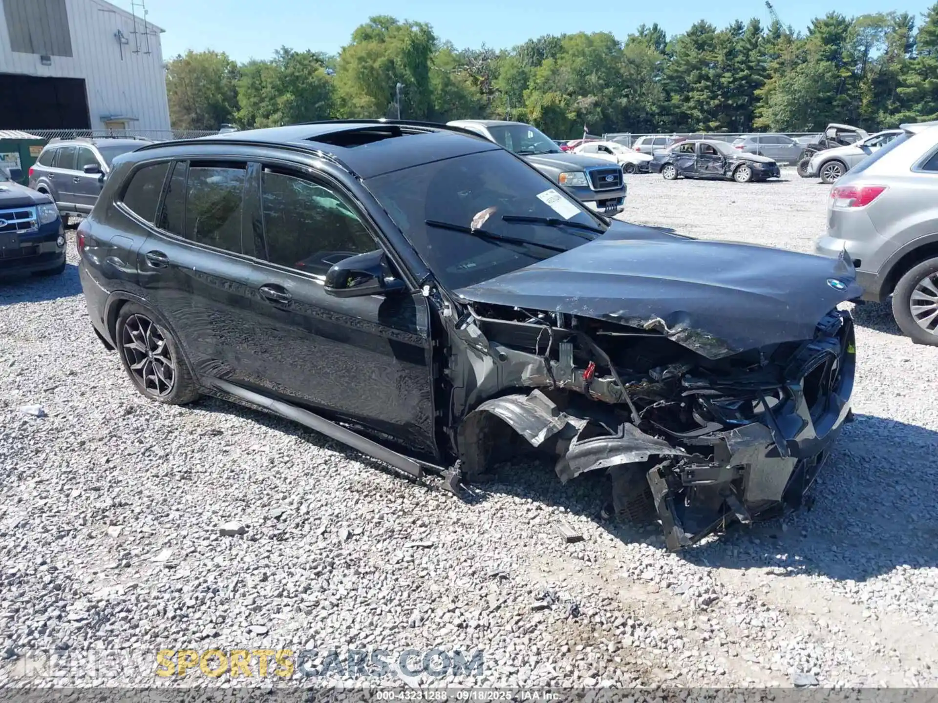 1 Photograph of a damaged car 5UX83DP00R9W81484 BMW X3 2024