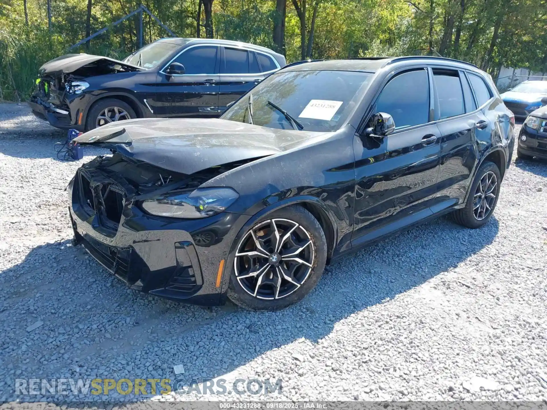 2 Photograph of a damaged car 5UX83DP00R9W81484 BMW X3 2024