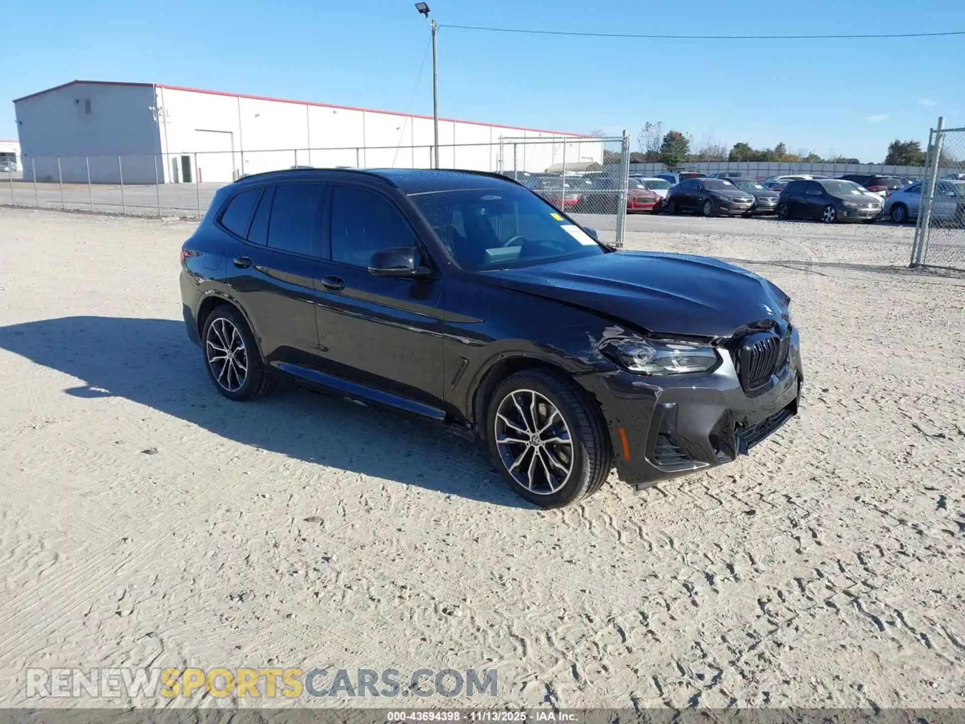 1 Photograph of a damaged car 5UX83DP01R9X18641 BMW X3 2024