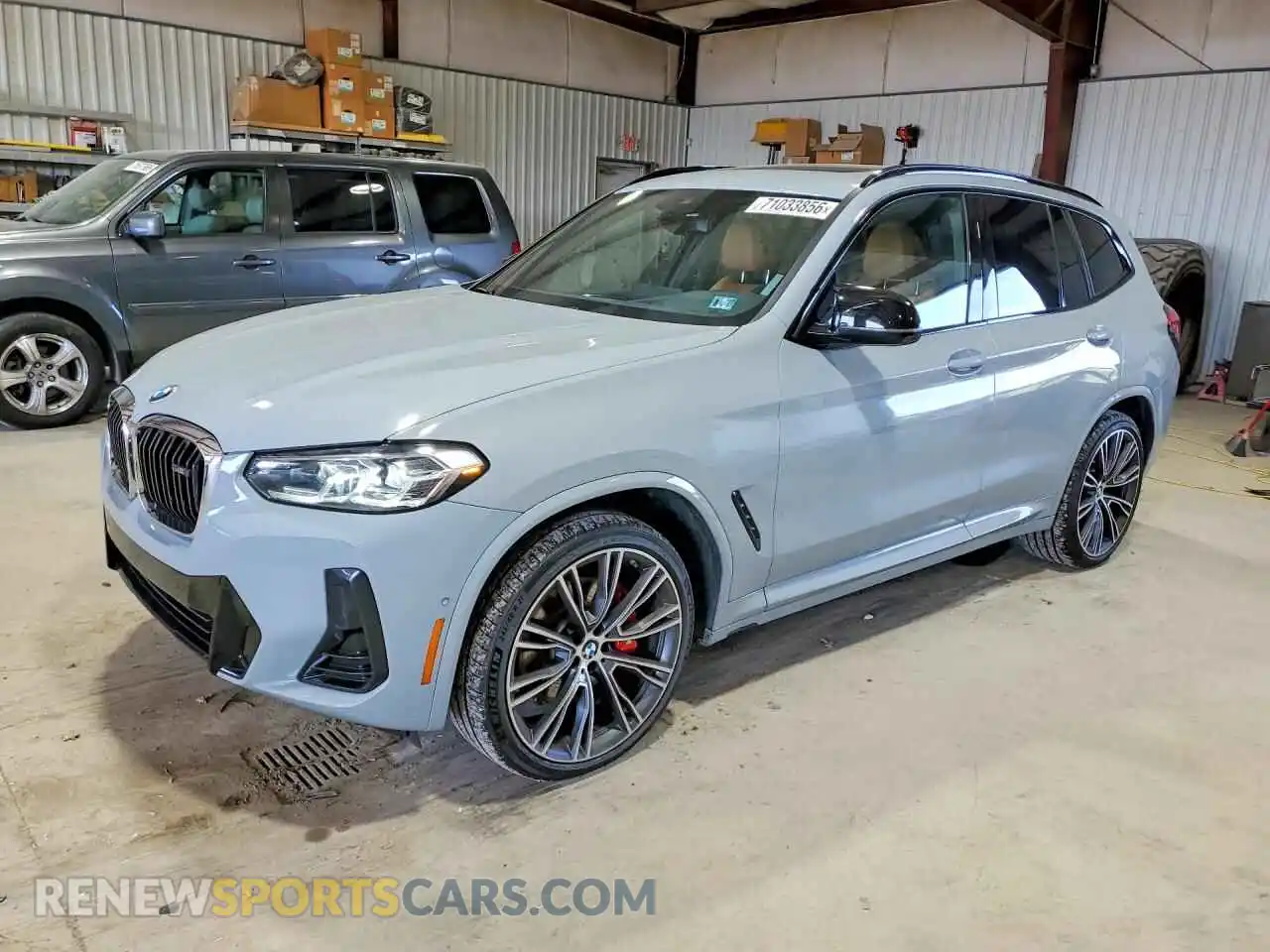 1 Photograph of a damaged car 5UX83DP06R9T43538 BMW X3 2024