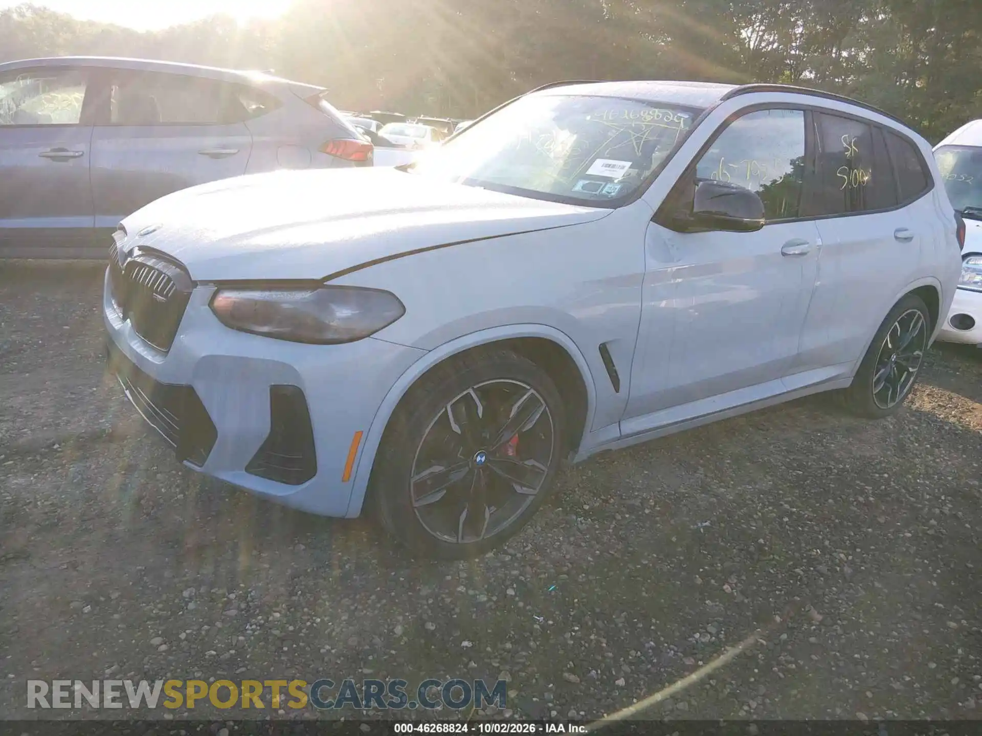 2 Photograph of a damaged car 5UX83DP06R9T58900 BMW X3 2024