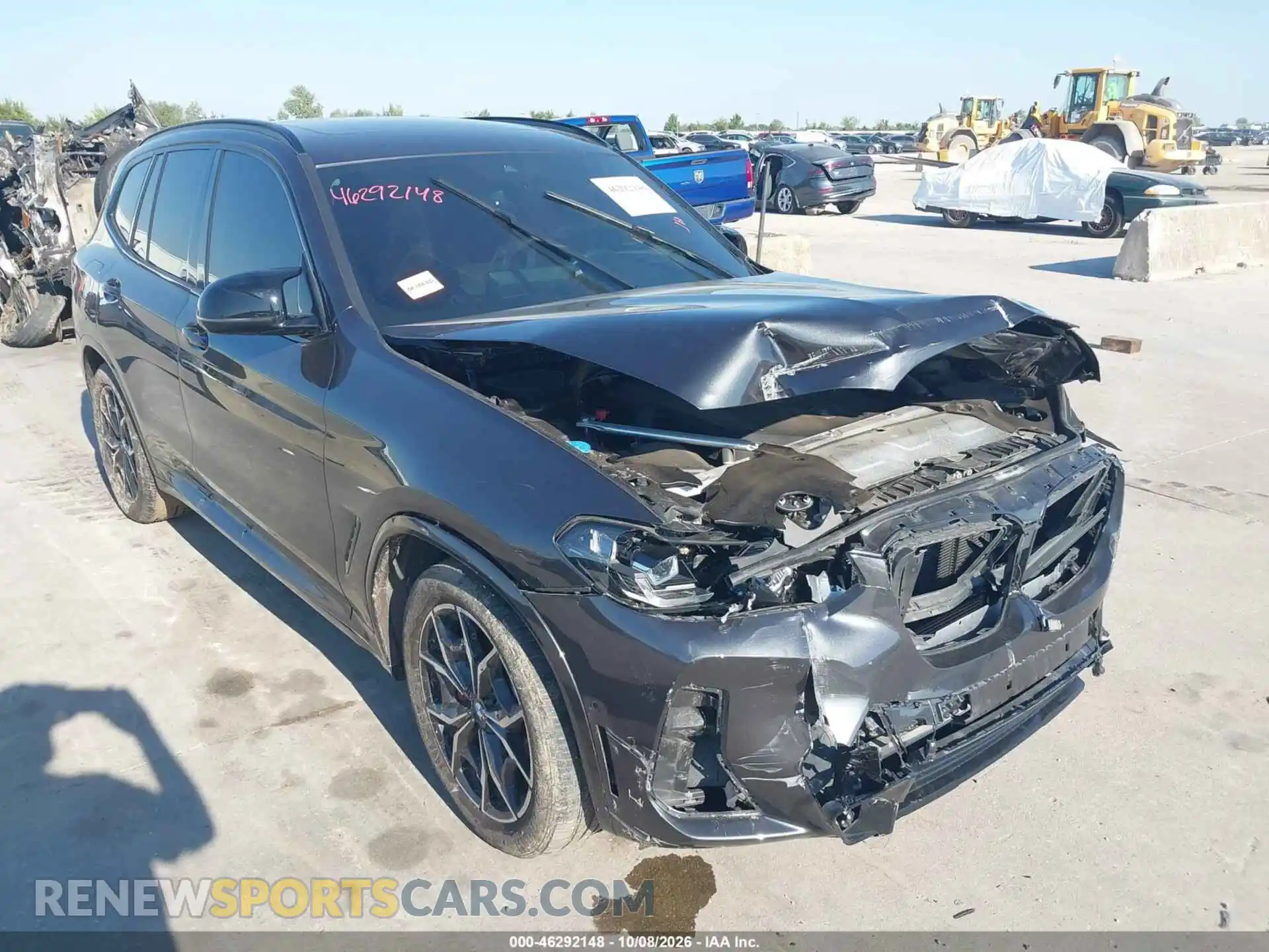 1 Photograph of a damaged car 5UX83DP07R9X15209 BMW X3 2024