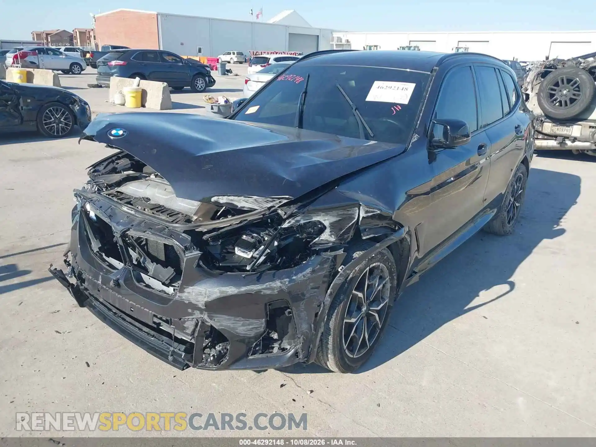 2 Photograph of a damaged car 5UX83DP07R9X15209 BMW X3 2024