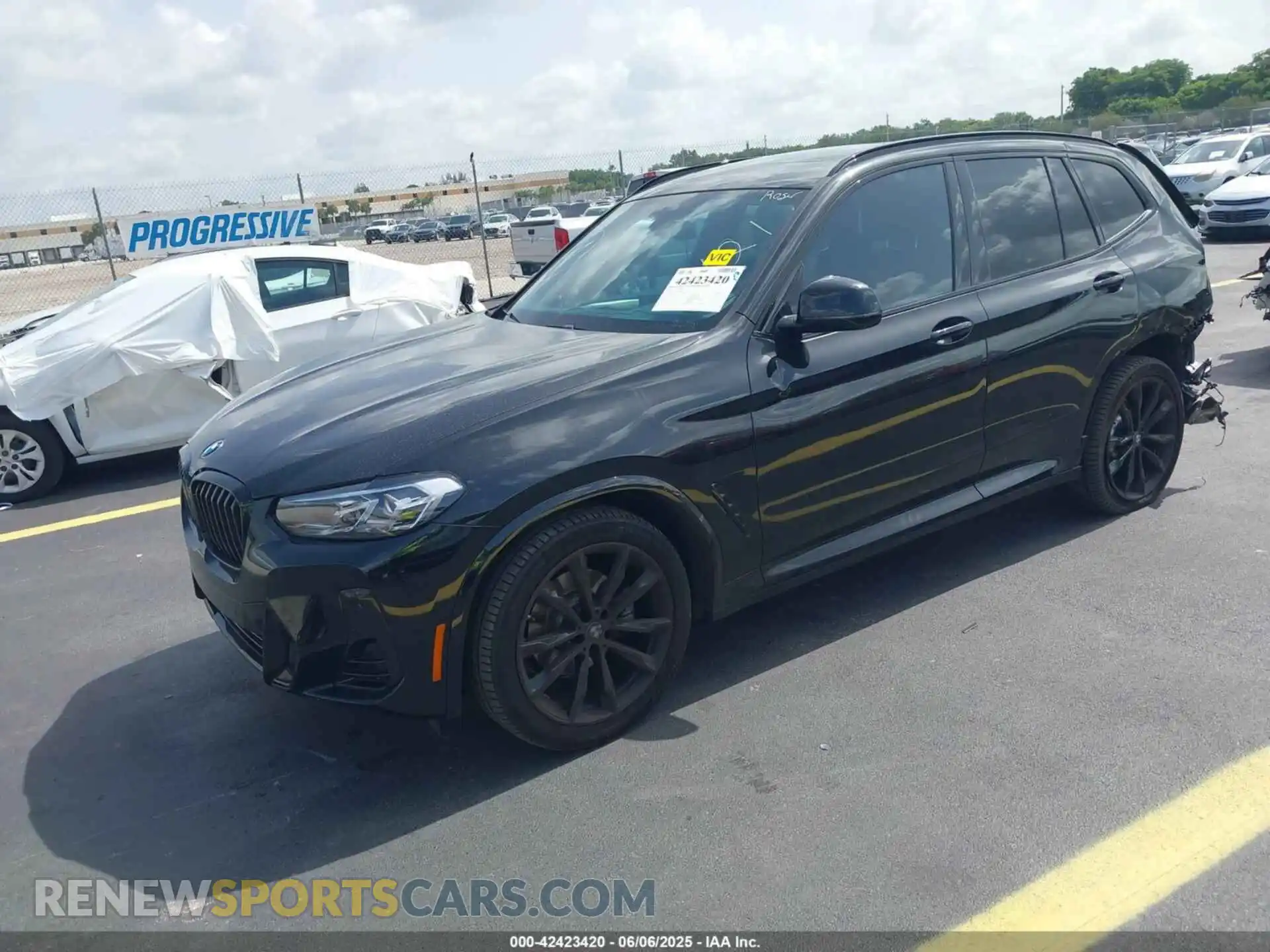2 Photograph of a damaged car WBX47DP00RN248181 BMW X3 2024