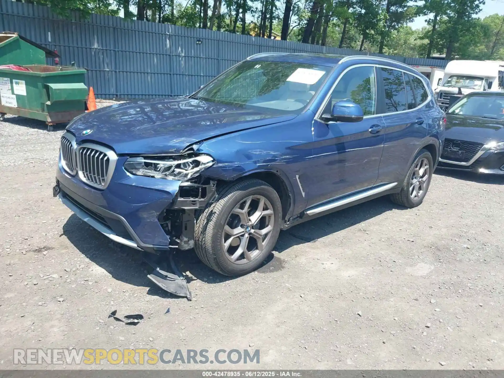 2 fotografías del automóvil dañado WBX47DP00RN262419 BMW X3 2024