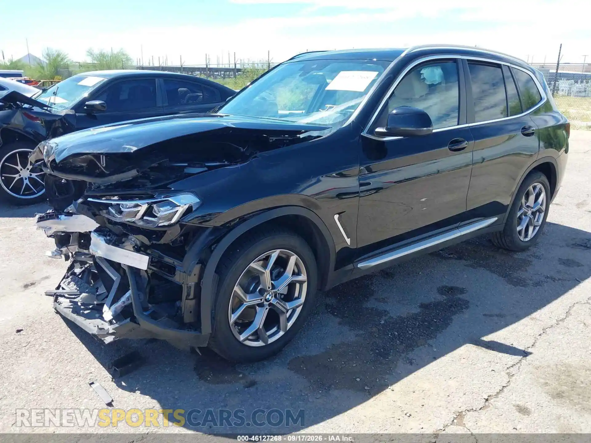 2 Photograph of a damaged car WBX47DP00RN294416 BMW X3 2024