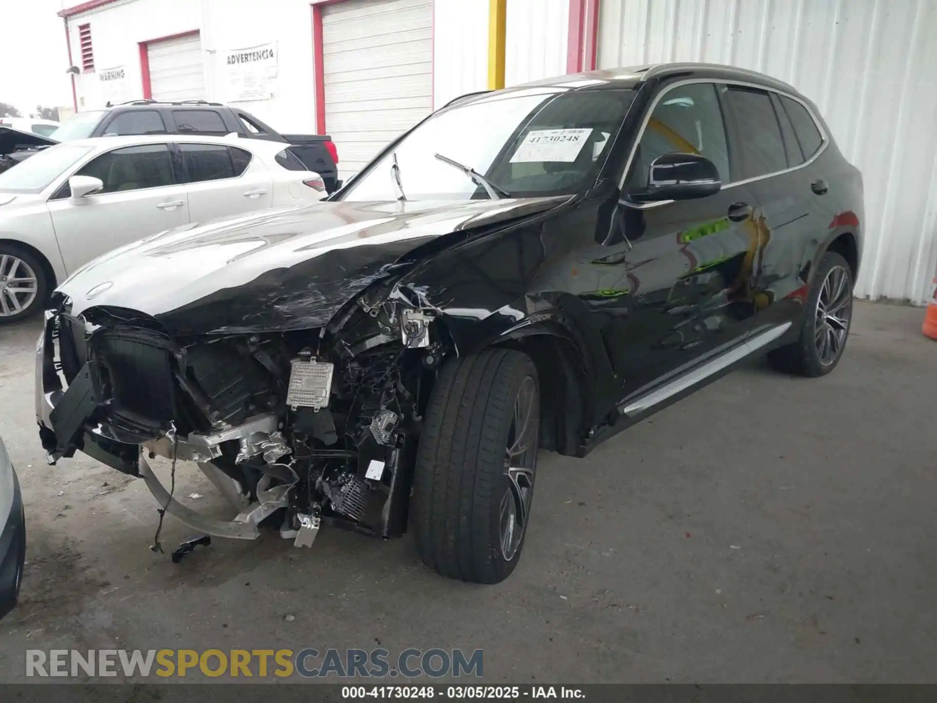 2 Photograph of a damaged car WBX47DP01RN277348 BMW X3 2024