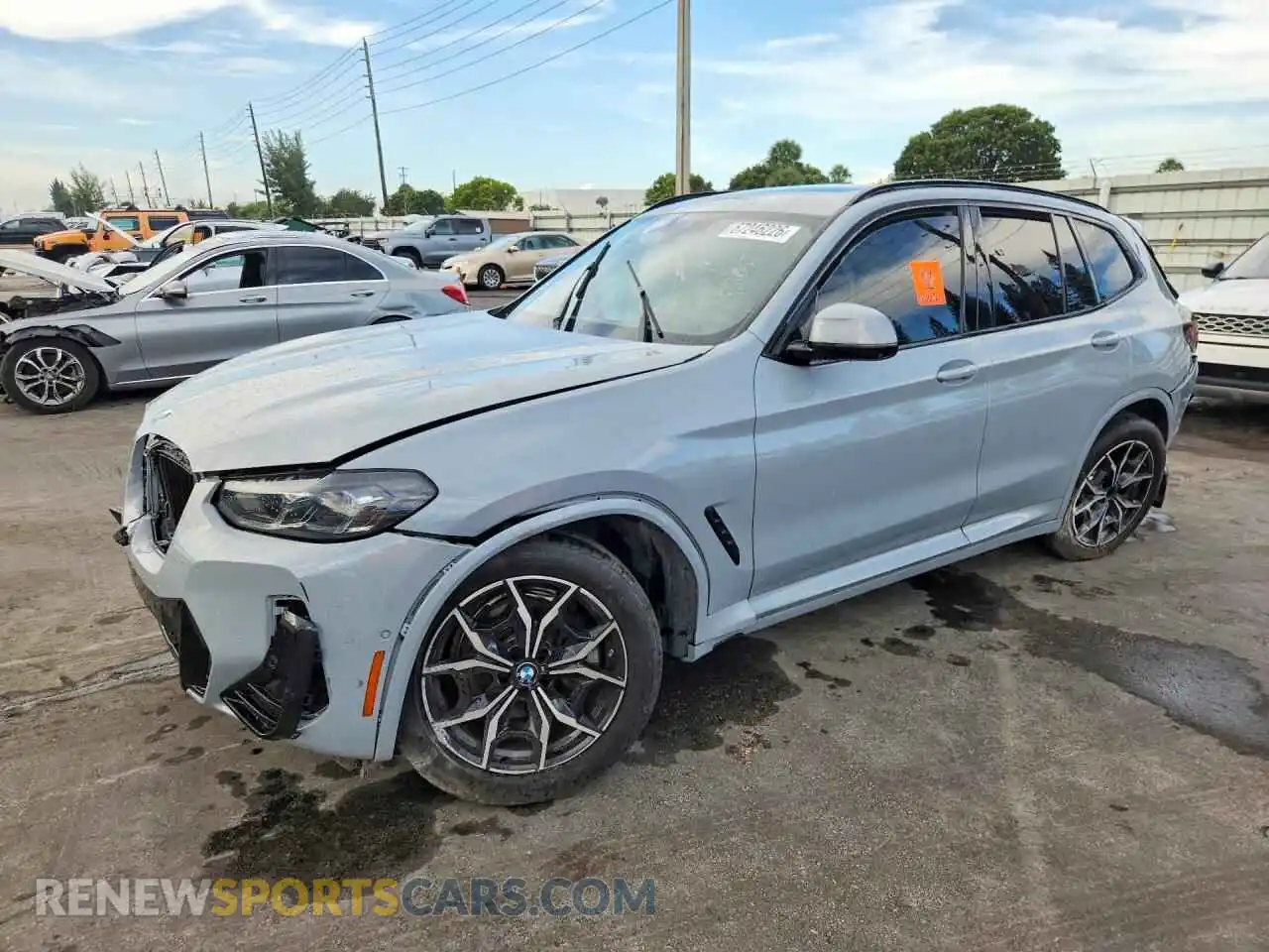 1 Photograph of a damaged car WBX47DP02RN296801 BMW X3 2024