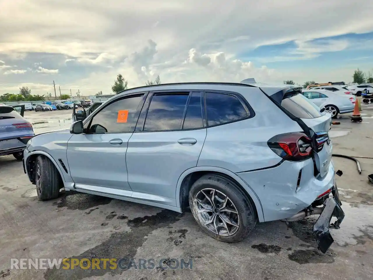 2 Photograph of a damaged car WBX47DP02RN296801 BMW X3 2024