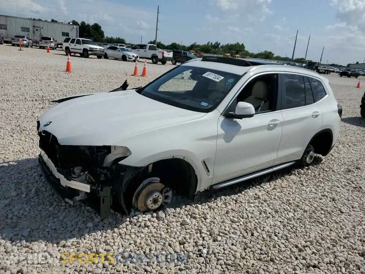1 Photograph of a damaged car WBX47DP05RN252811 BMW X3 2024