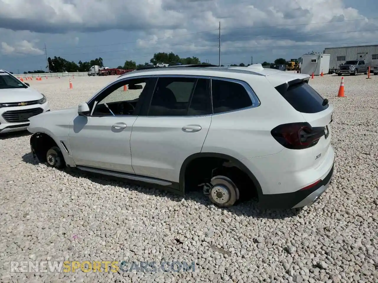 2 Photograph of a damaged car WBX47DP05RN252811 BMW X3 2024