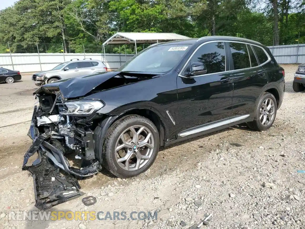 1 Photograph of a damaged car WBX47DP05RN262593 BMW X3 2024