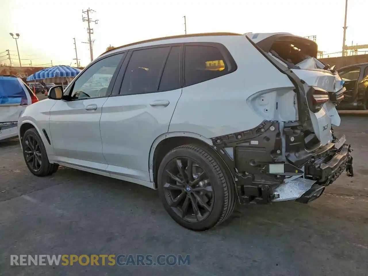 2 Photograph of a damaged car WBX47DP05RN277479 BMW X3 2024