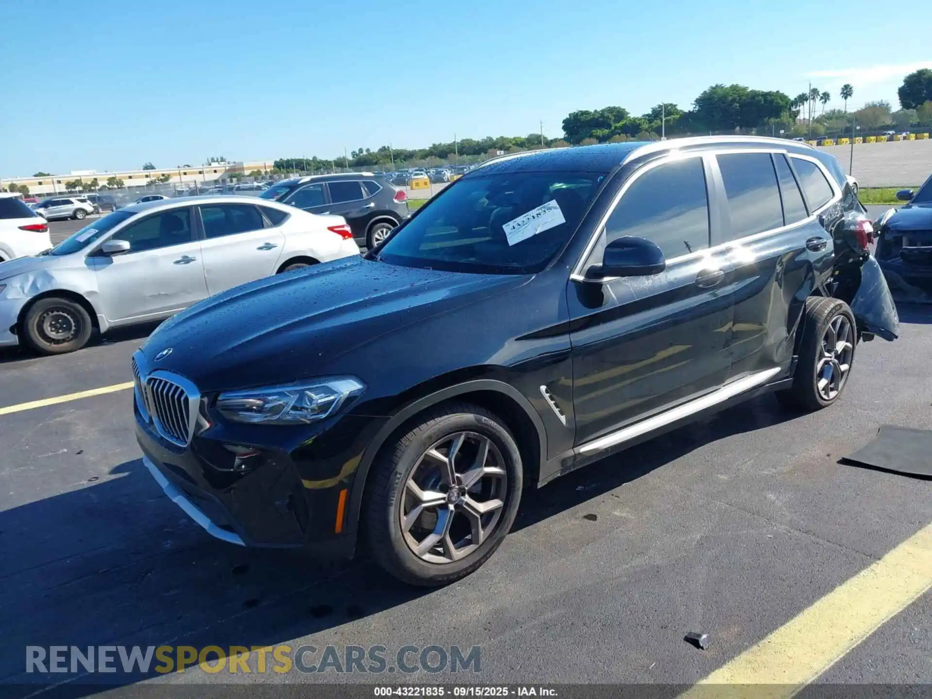 2 Photograph of a damaged car WBX47DP05RN313770 BMW X3 2024