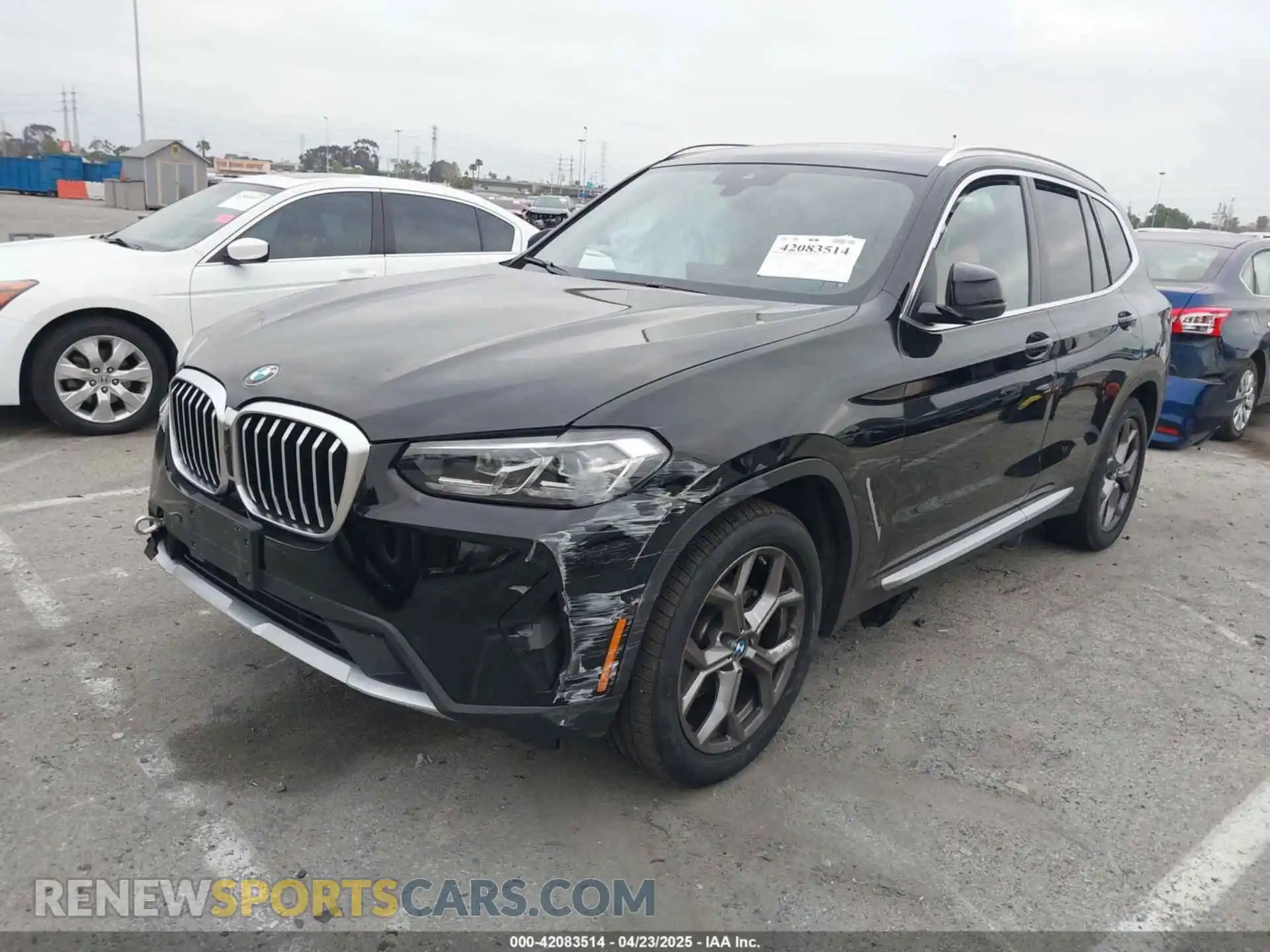 2 Photograph of a damaged car WBX47DP06RN261517 BMW X3 2024