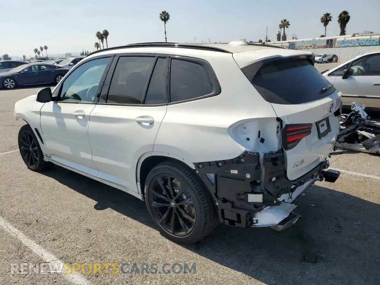 2 Photograph of a damaged car WBX47DP07RN282571 BMW X3 2024