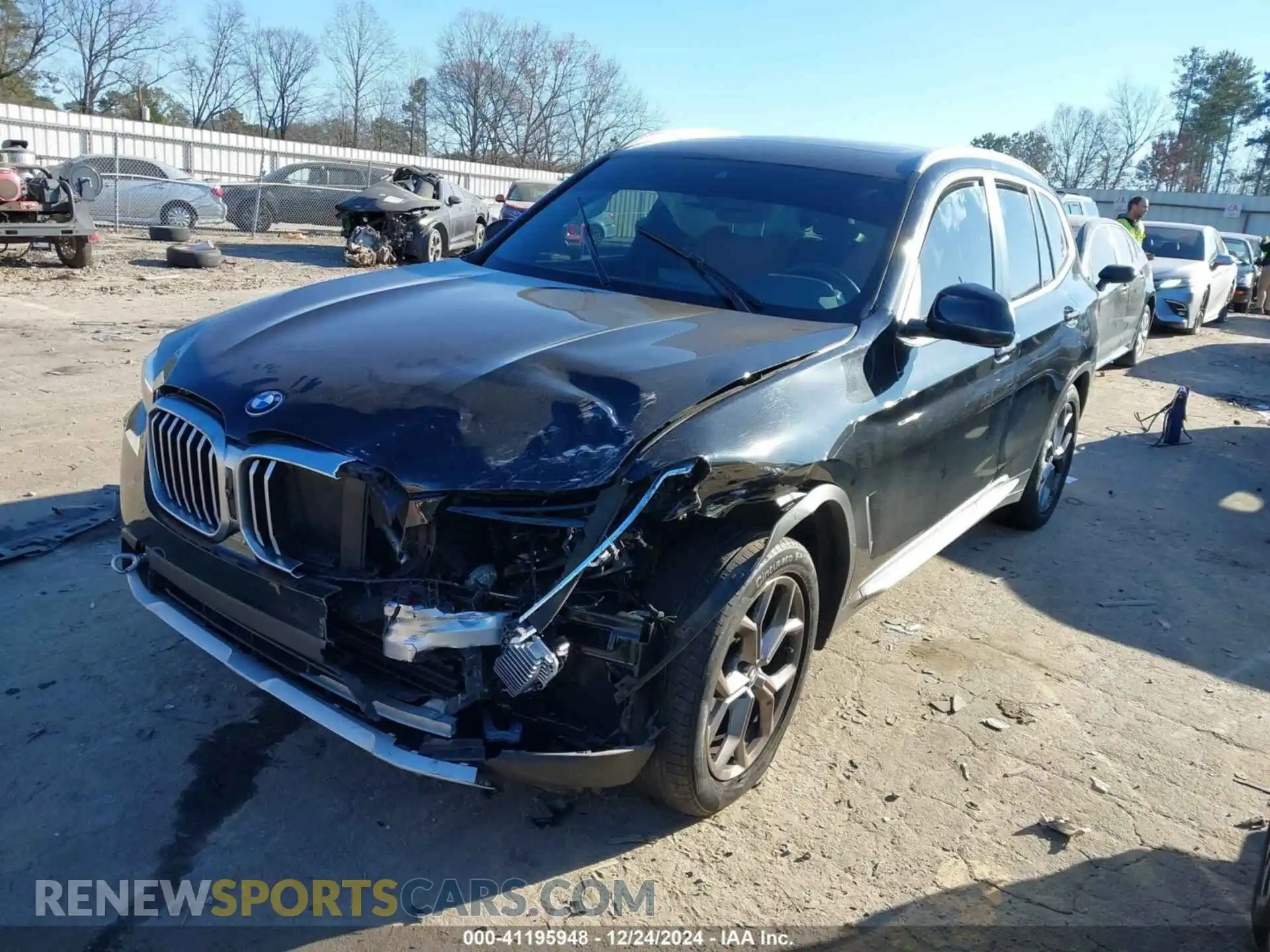 2 Photograph of a damaged car WBX47DP08RN262166 BMW X3 2024