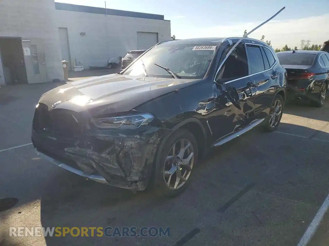 1 Photograph of a damaged car WBX47DP09RN300293 BMW X3 2024