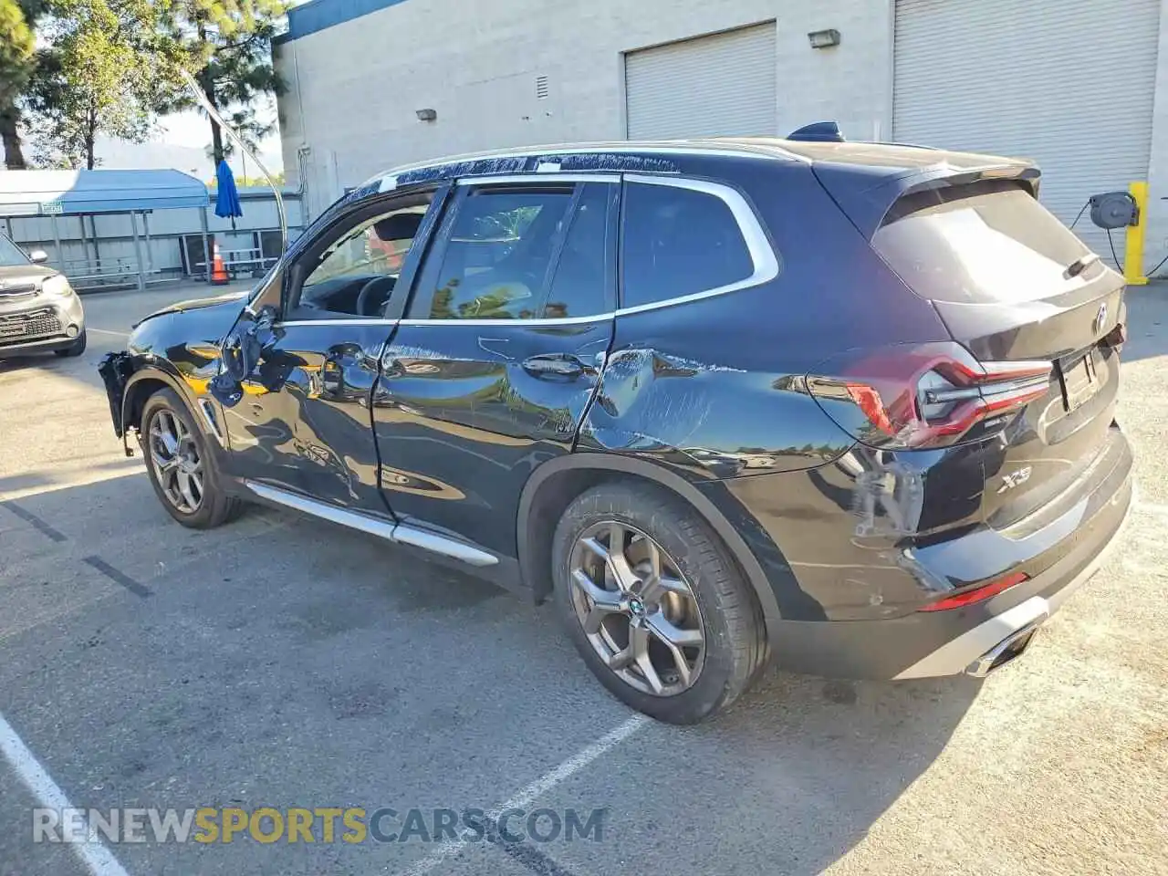 2 Photograph of a damaged car WBX47DP09RN300293 BMW X3 2024