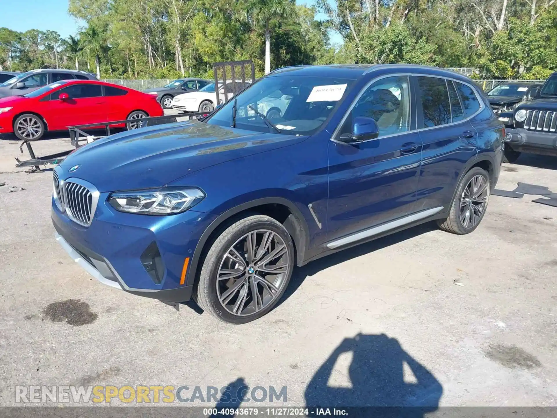 2 Фотография поврежденного автомобиля WBX47DP0XRN296089 BMW X3 2024