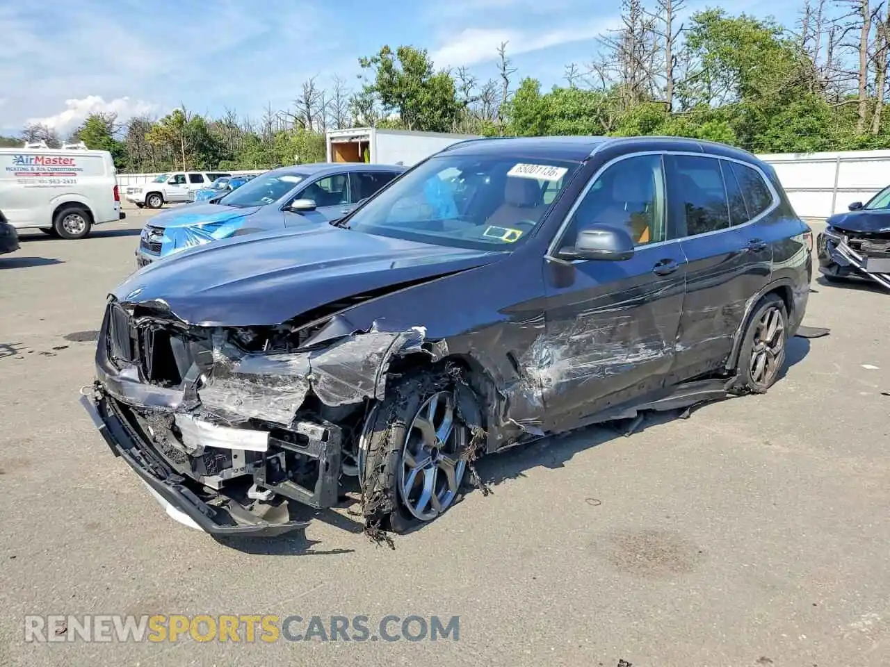 1 Photograph of a damaged car WBX57DP00RN251344 BMW X3 2024