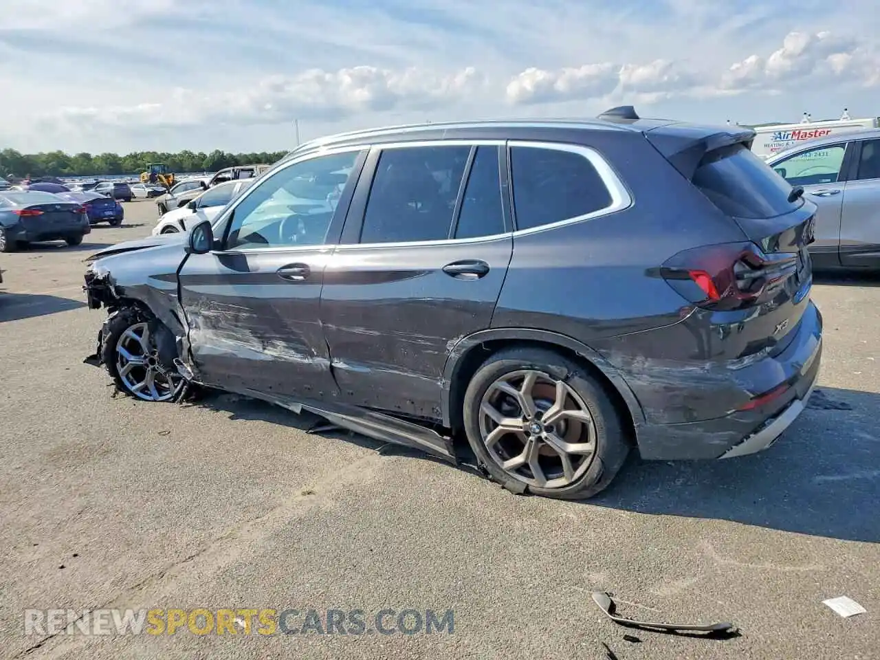2 Photograph of a damaged car WBX57DP00RN251344 BMW X3 2024