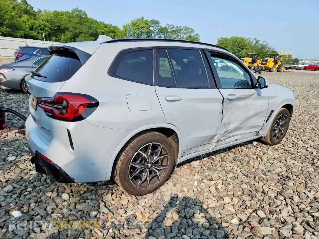 3 Photograph of a damaged car WBX57DP00RN310229 BMW X3 2024