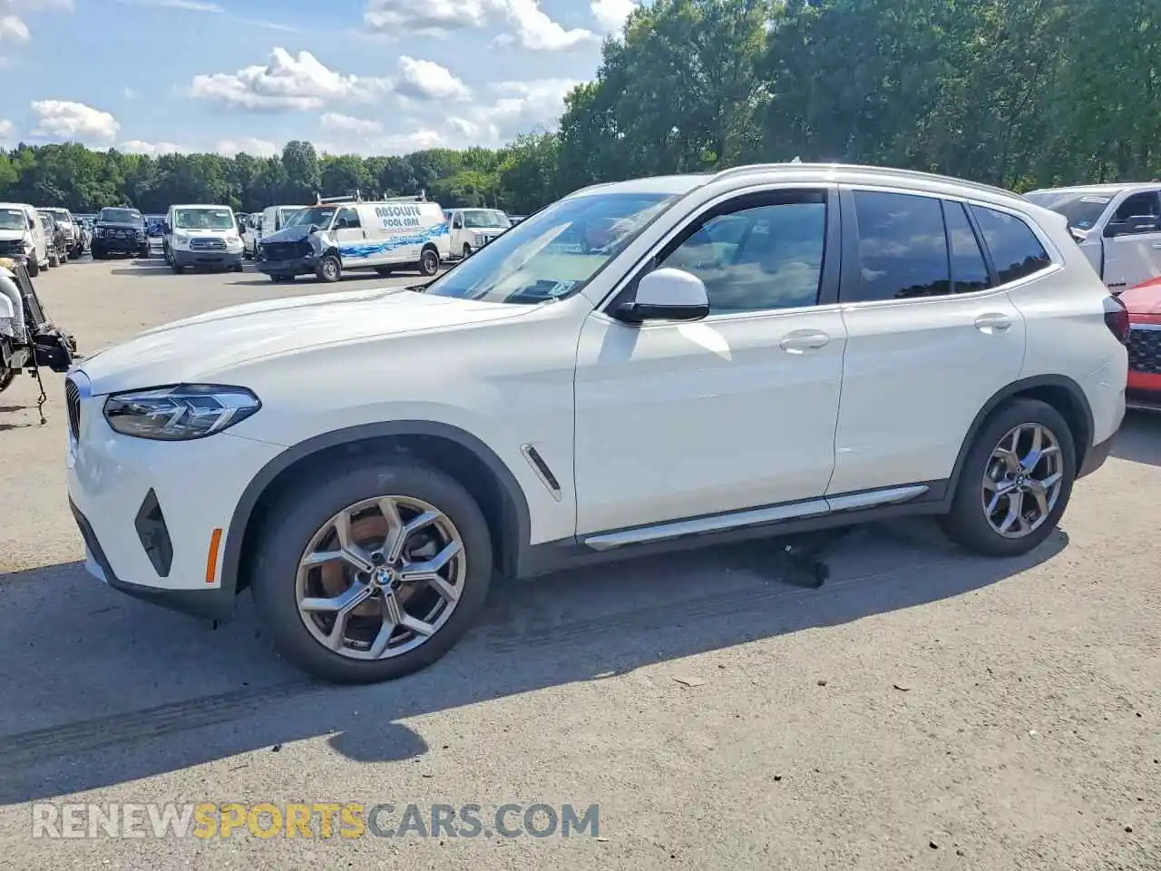 1 Photograph of a damaged car WBX57DP01RN258755 BMW X3 2024