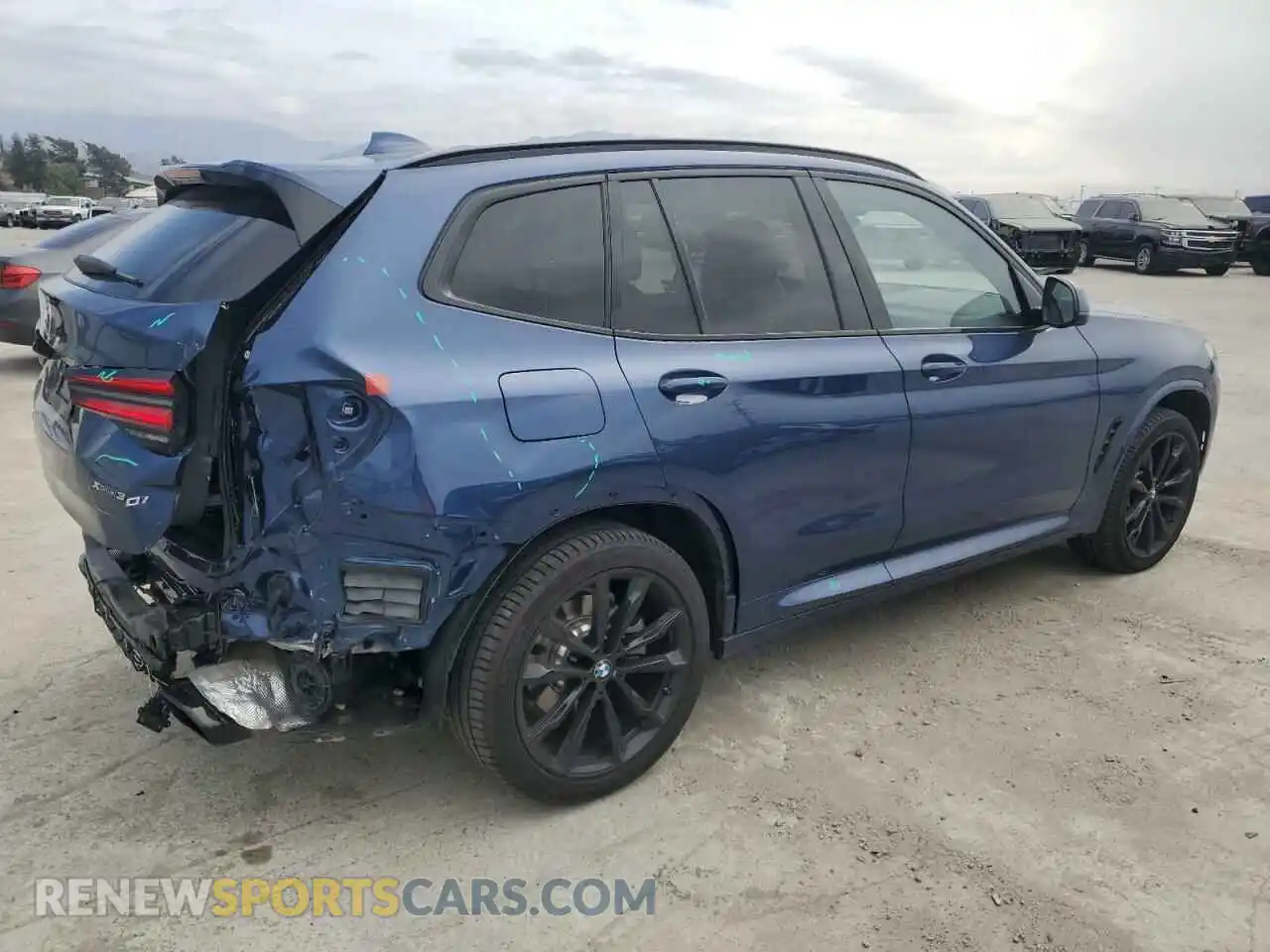 3 Photograph of a damaged car WBX57DP02RN293594 BMW X3 2024