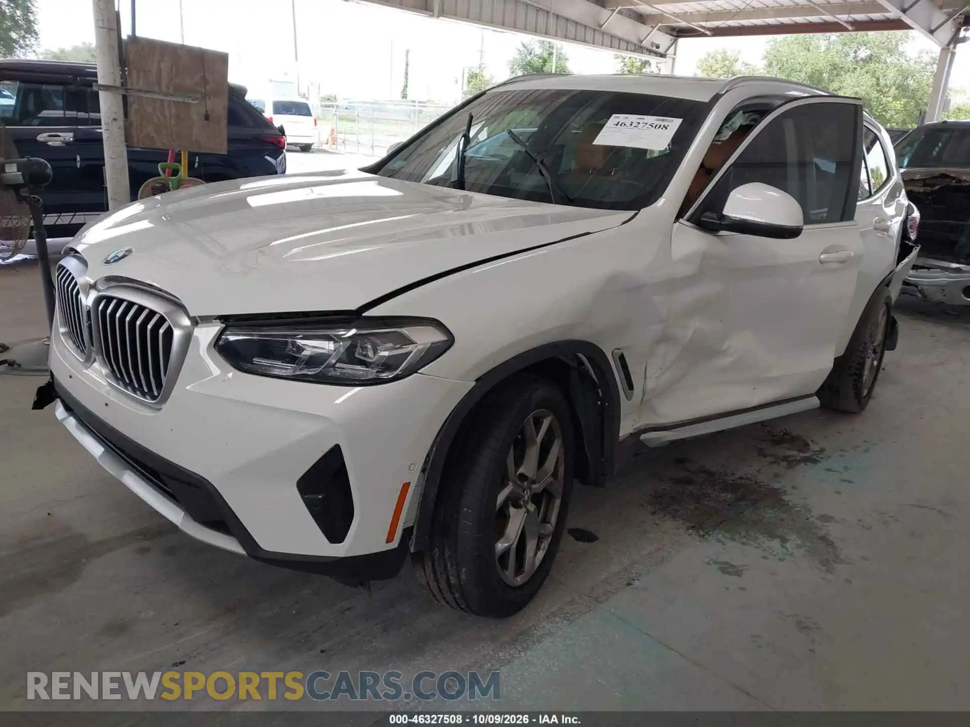 2 Photograph of a damaged car WBX57DP03RN308510 BMW X3 2024