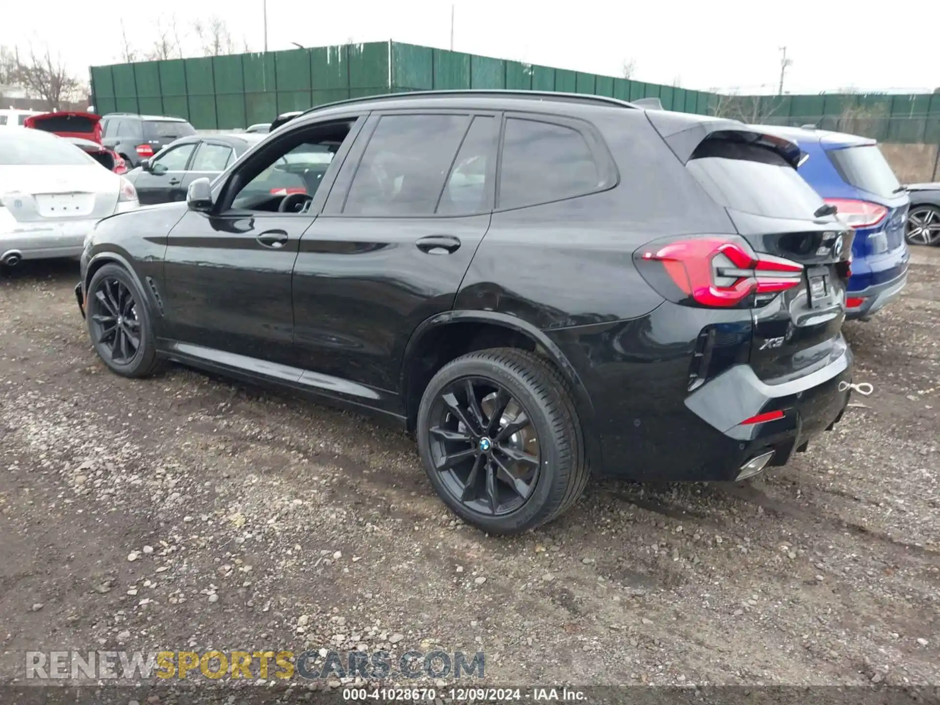 3 Photograph of a damaged car WBX57DP03RN314758 BMW X3 2024